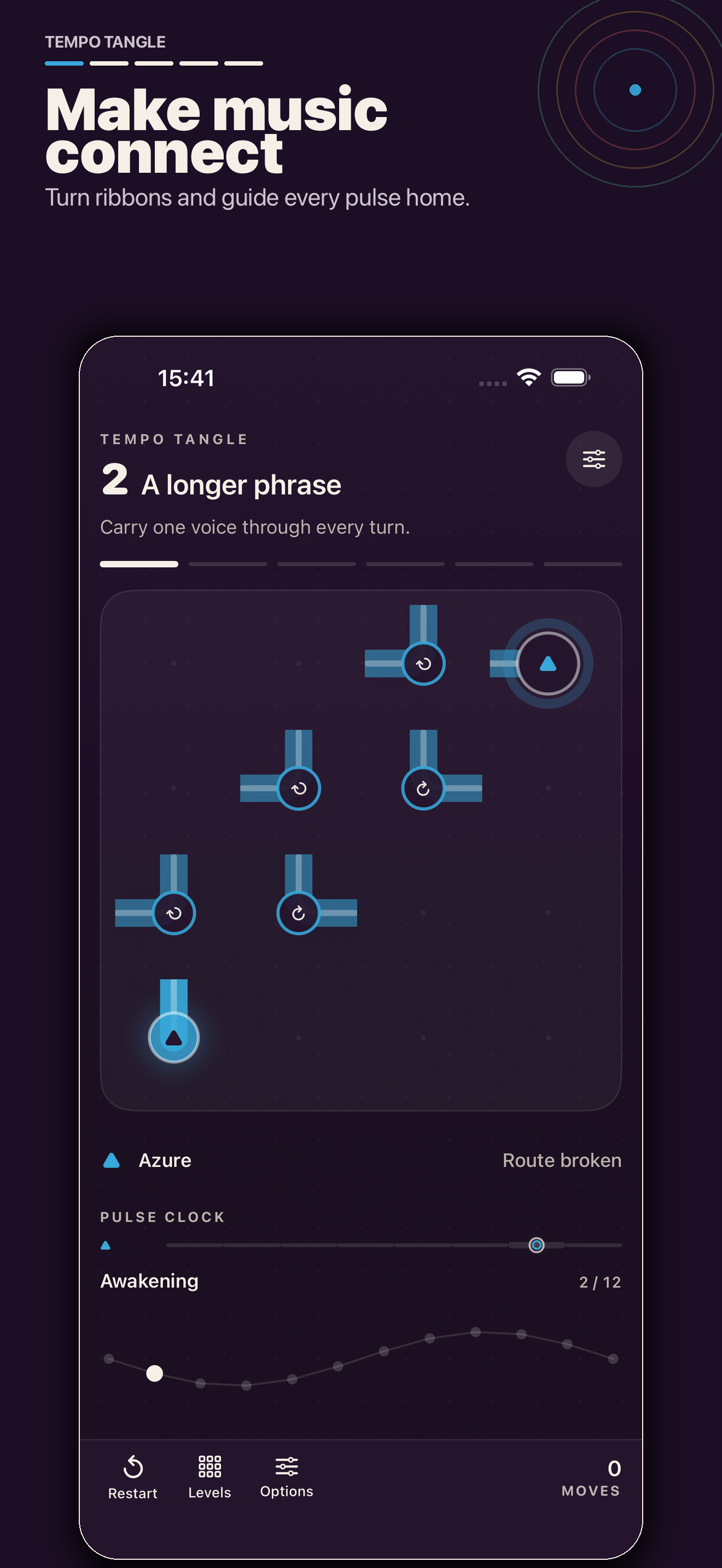 Opening Tempo Tangle route puzzle